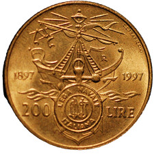 Italia 200 Lire Lega Navale