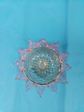 Vetro di ricambio  a coppa per lampada serie Murano nuovo NOS  manca parte [8-1]