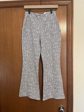 NWT Zara Trousers Blue Weave