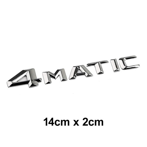 Emblema 4matic cromato - cromato, argento