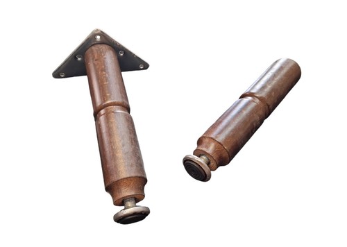 Piede legno noce chiaro - noce, per