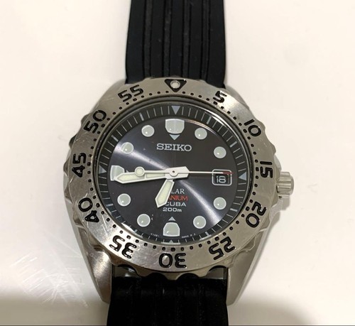 Seiko solar titanium scuba - solar,