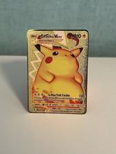 Pokemon Card Pikachu Vmax Gold