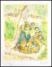 Marc Chagall Litografia COA