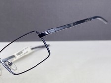 Occhiali Burberry donna blu argento quadrati stretti quadri 8935 NP:144€