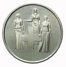 [NC] SVIZZERA - 5 FRANCHI COMMEMORATIVI - COSTITUZONE (nc5292)
