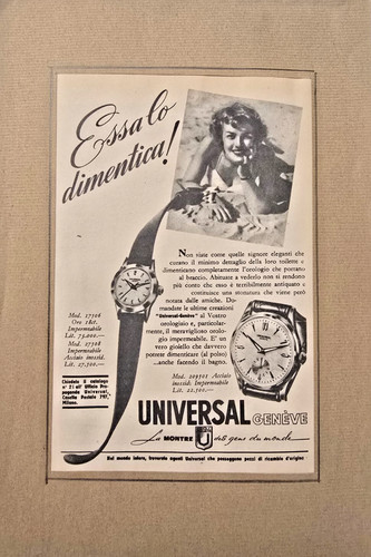 Pagina pubblicitaria anni 50 - pagina,