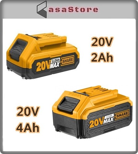 Ingco batterie litio - litio, 20v-2ah