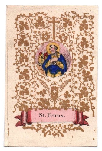 Antico quadro sacro - di, san