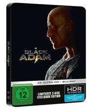 BLACK ADAM (2022) - 4K ULTRA HD + Blu-ray STEELBOOK Edition / Dolby VISION-ATMOS