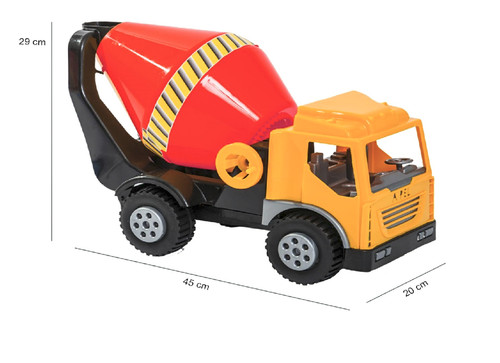 Camion betoniera scavatutto - betoniera,
