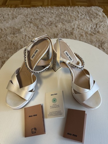 Sandali miu - miu, plateau