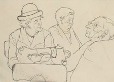 Disegno a matita vintage tre