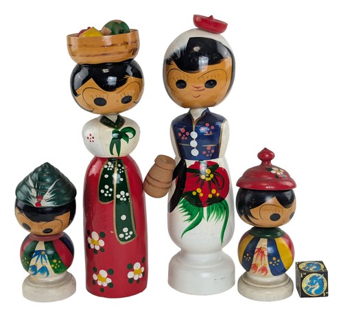 Bambola kokeshi creativa stile - bambola,