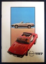 Brochure vendita auto sportive TRIUMPH TR7 c1981 #3492/A