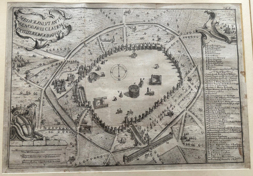 Milano antica stampa 1735 da - antica,