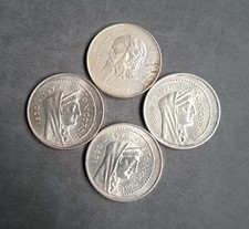 4x1000 Lire Italia In Argento