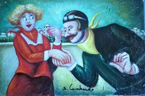 Salvo lombardo olio tela - salvo,