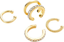 Set Di 4 Ear Cuff Donna, Finto