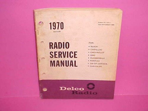1970 delco stereo - delco,