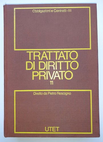 Trattato diritto privato - diritto,