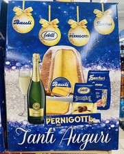 Pacco Natale Cesto Natalizio Pernigotti 5 Pezzi Dolci Cioccolato Festa Regalo