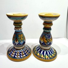 Coppia portacandele in