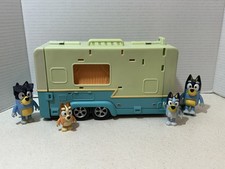 Bluey family trip caravan - family,