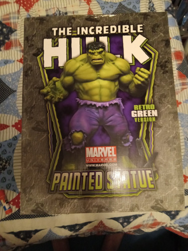 Statua bowen retrò hulk - statua, verde