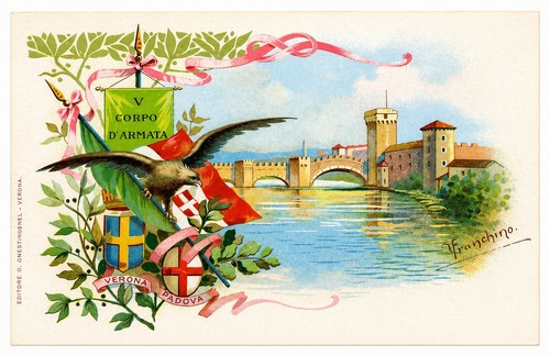 Cartolina militare corpo - militare, 5°