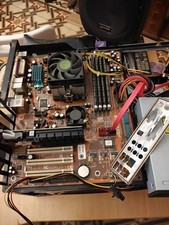 Mainboard AMD vintage ABIT KN8 + CPU + RAM