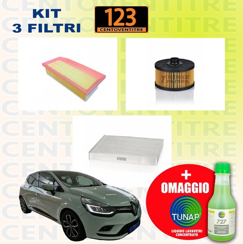 Kit filtri tagliando renault - kit,