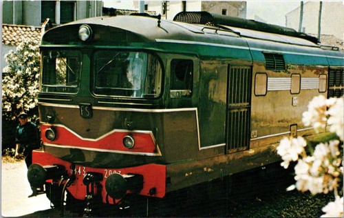 Cartolina italia locomotore - italia,