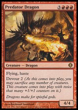 MTG PREDATOR DRAGON ASIAN EXC - DRAGO PREDATORE - ALA - MAGIC