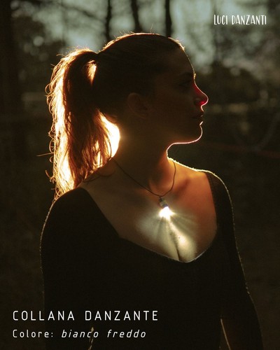 Collana danzante bianco con - bianco,,