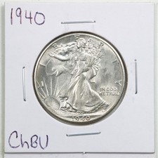 Mezzo dollaro 1940 50C Walking