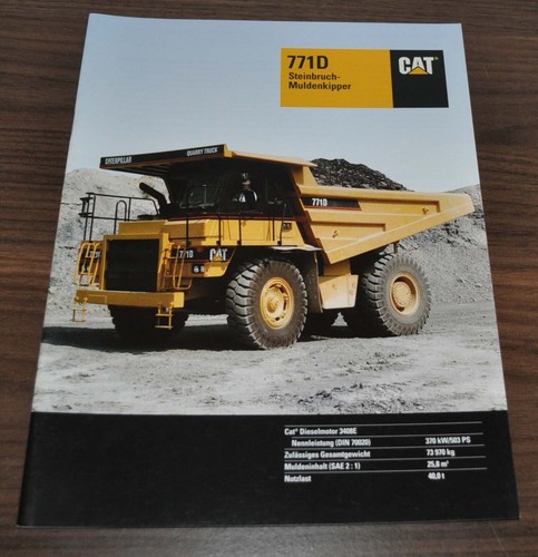 Caterpillar 771d dumper con - caterpillar,