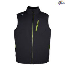 GILET DA LAVORO MULTITASCHE SMANICATO UOMO PESCA CACCIA SOFTSHEEL S-3XL