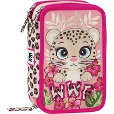 WWF Astuccio 3 zip rosa