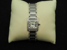 Cartier Tank Francaise lady ref 2384 diamond