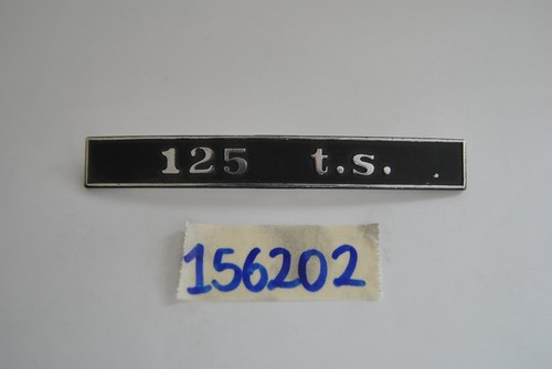 Targhetta scritta 125 - targhetta, "125
