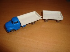 LEGO SYSTEM HO 1/87  BEDFORD TRUCK CON CASSONE RIBALTABILE E RIMORCHIO