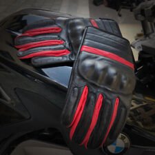 Guanti Uomo 100% Vera Pelle Moto Bicicletta Riging Corsa Sport Guida