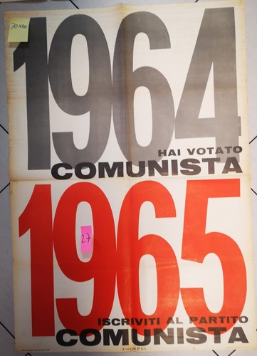 Manifesto originale pci - manifesto,