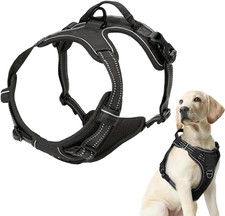 Pettorina Cane Taglia Media, anti Tiro, Antifuga, Riflettente, Imbracatura Cani 