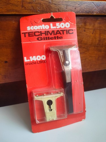 Rasoio gillette techmatic - rasoio,
