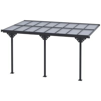 Pergola addossata giardino - pergola,