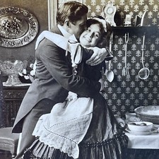 Antica cartolina fotografica