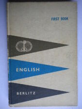 English first book	berlitz	scuola  grammar reading conversation lingua inglese