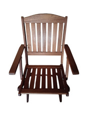 6 sedie pieghevoli in legno massiccio